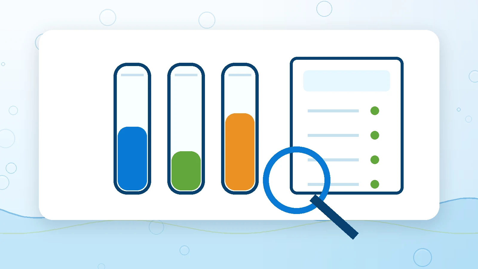Professional water testing